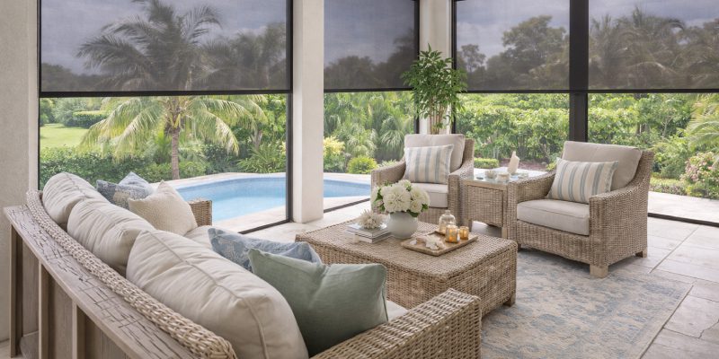 Blinds in Sanibel, Florida